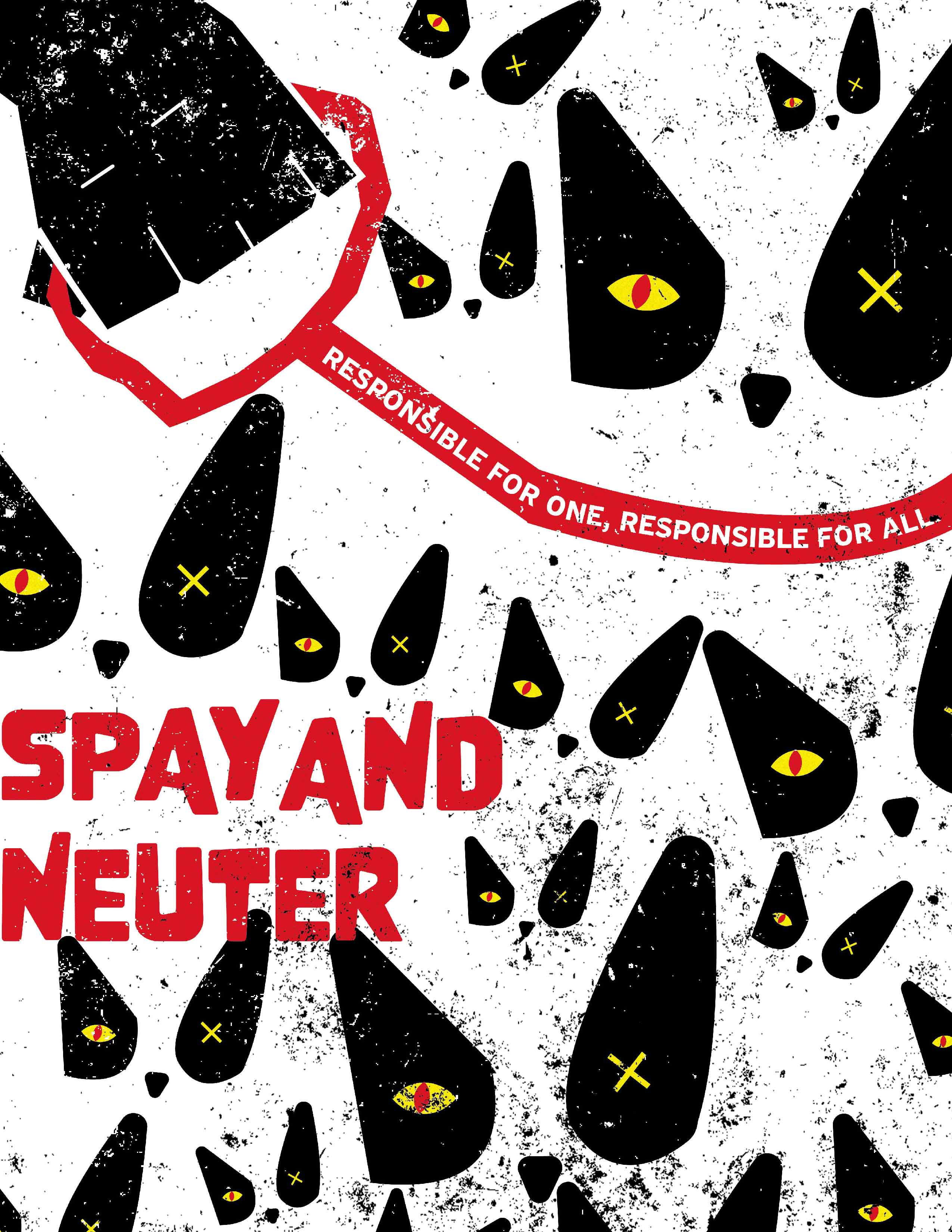 poster for advocacy spay and neuter project